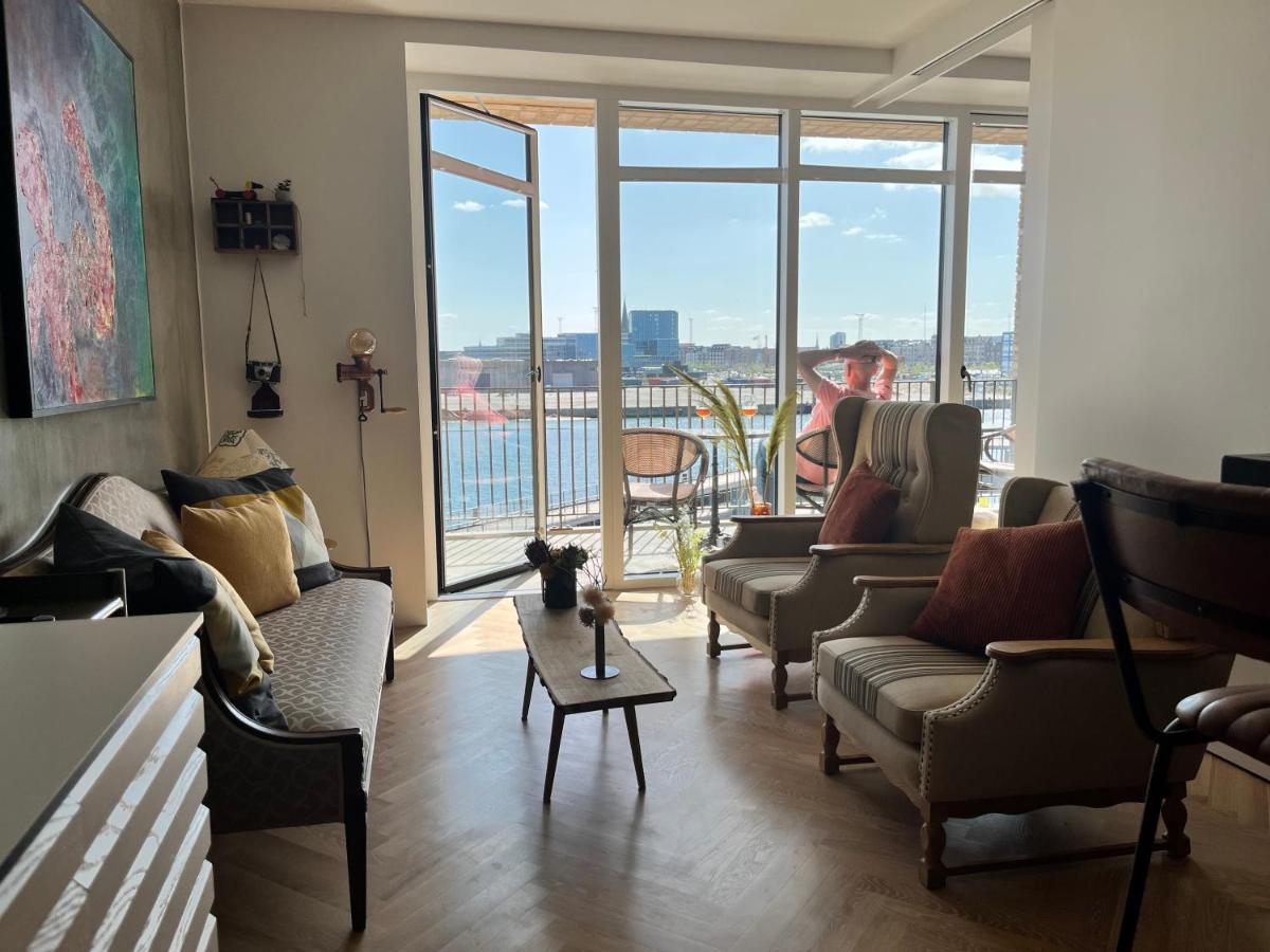 Apartment Directly To Seafront Of Bassin 7 With Big Balcony And Free Parking Århus Екстериор снимка